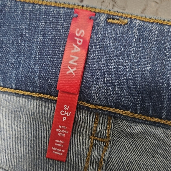 SPANX Seamed Front Wide Leg Jean in Vintage Indigo. Size SP NWT - Picture 2 of 13